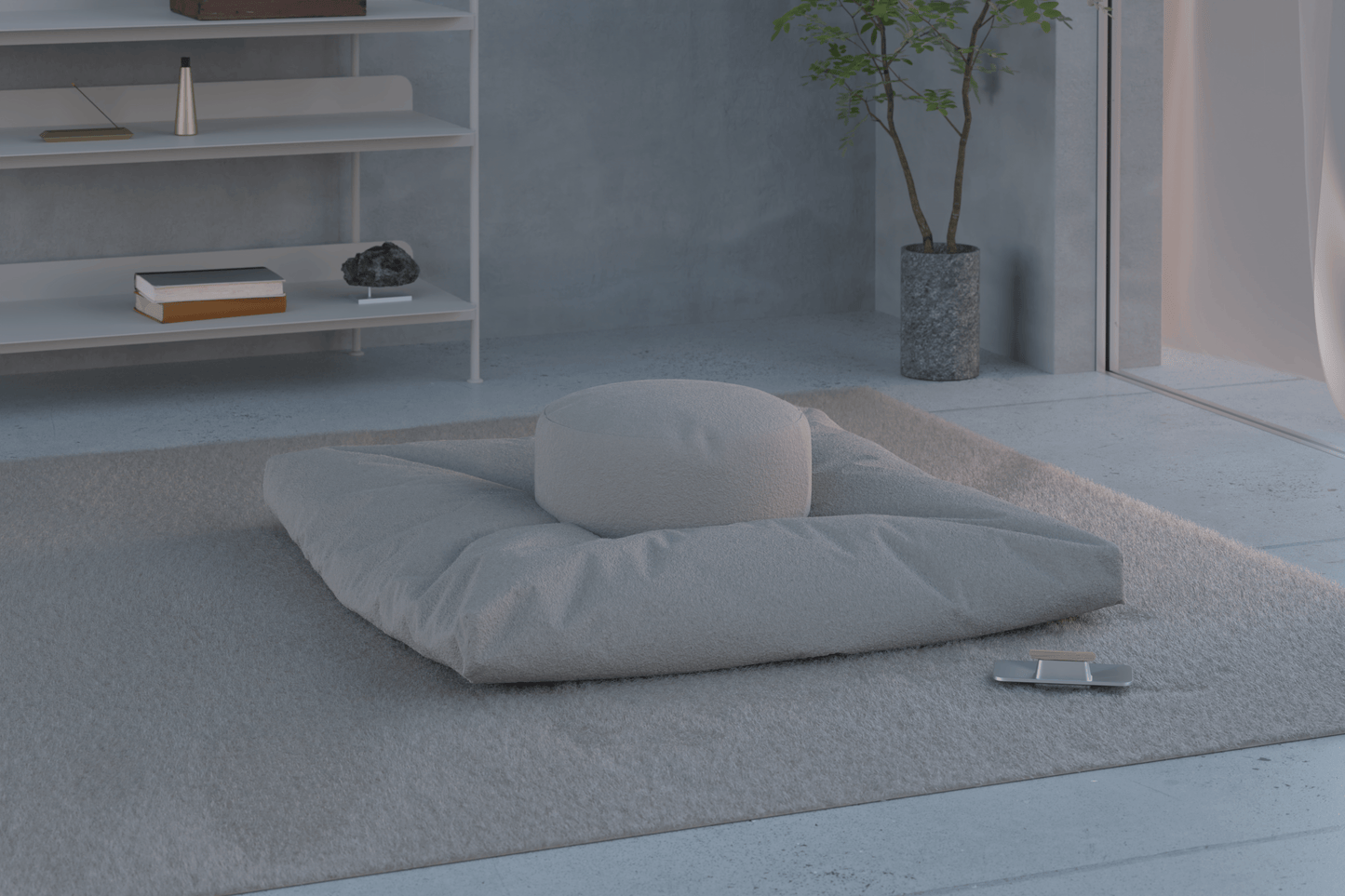 Evolve by Erika Bouclé Meditation Cushion & Mat Set